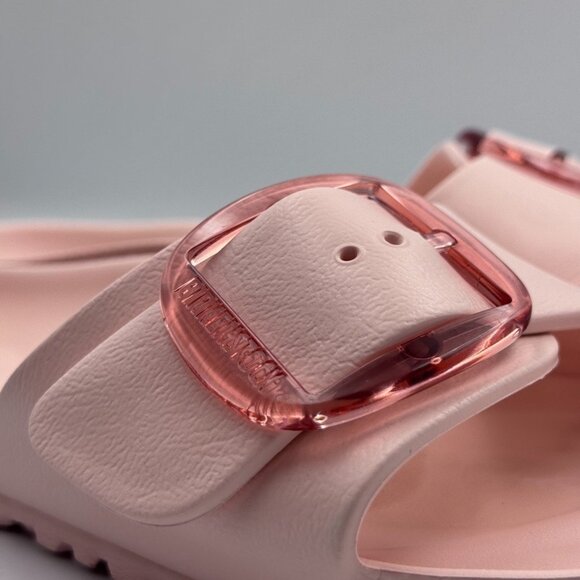 Birkenstock Arizona EVA Slides Women's 7/38 Coral Two Strap Waterproof Sandals - Picture 6 of 7